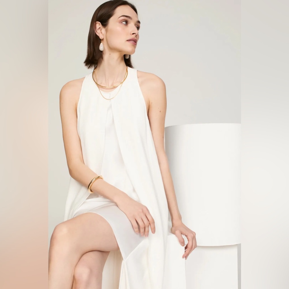 Rosetta Getty Cape Mini Dress